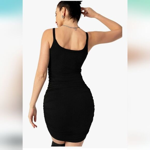 Tan Cham Miles Ruched Tank Dress(Same Style Color Different Tan) - Picture 4 of 9